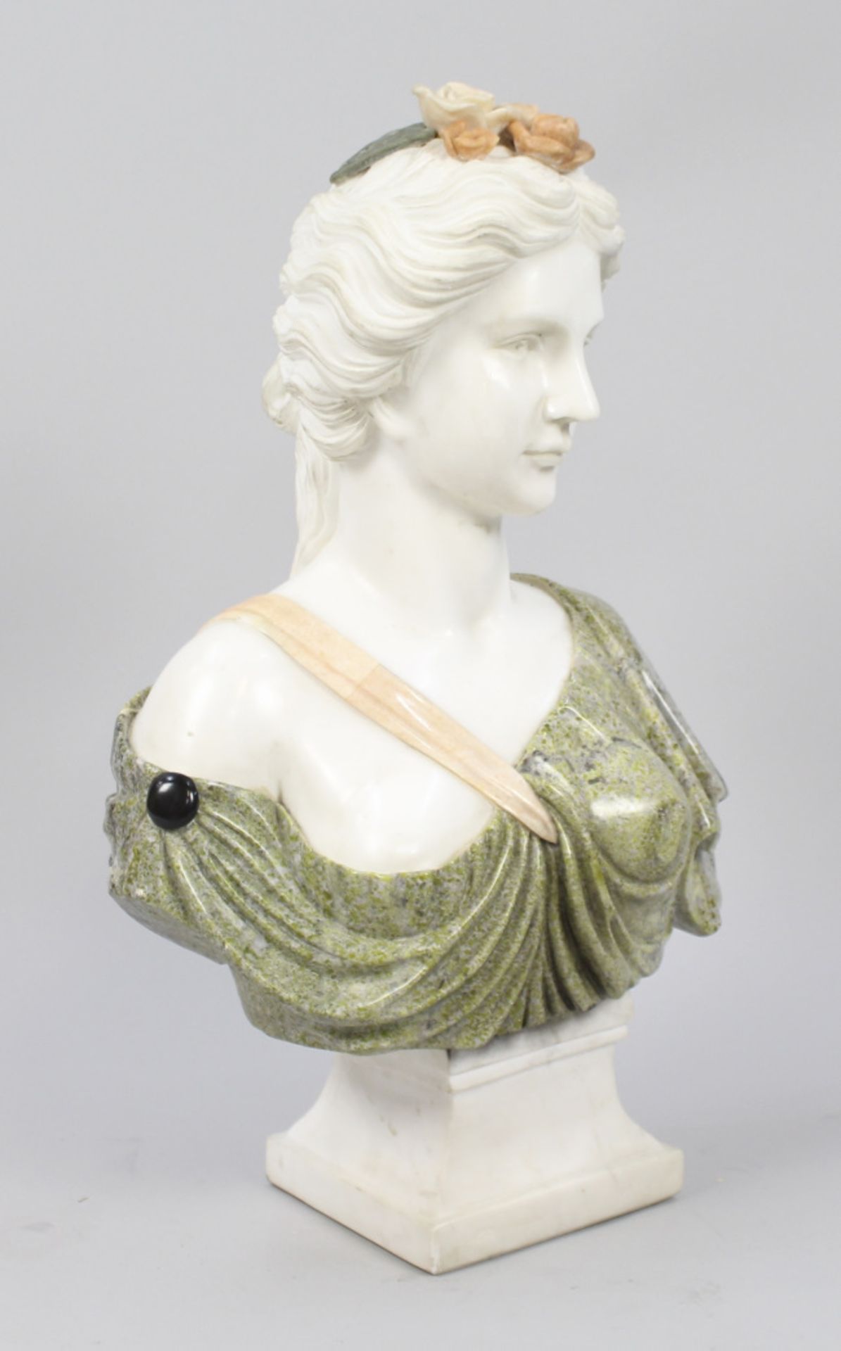 Classical Style Marble Bust of Lady - Image 2 of 10