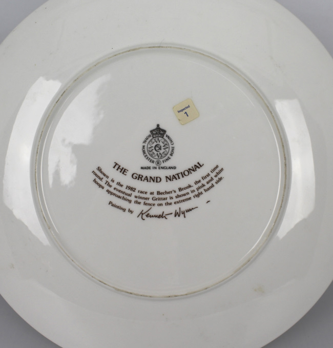 Royal Worcester The Grand National Plate - Image 2 of 2