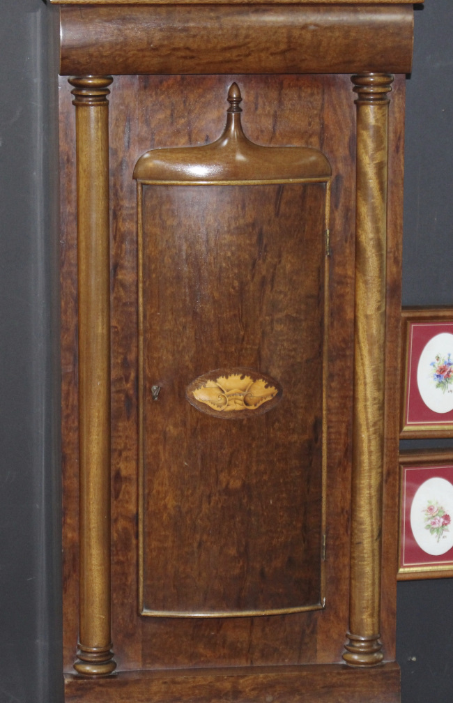 Early 19th c. English Mahogany Brass Arched Dial Longcase Clock - Image 14 of 16