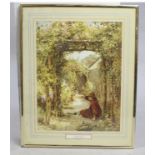 "The Little Gardener" Framed Print