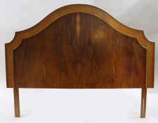 Vintage Bradley Yew Wood Headboard