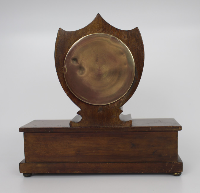 Elegant Inlaid Mahogany Mantle Clock by Wray, Son & Perry c.1900 - Image 4 of 10