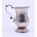 Solid Silver Christening Cup Birmingham 1916