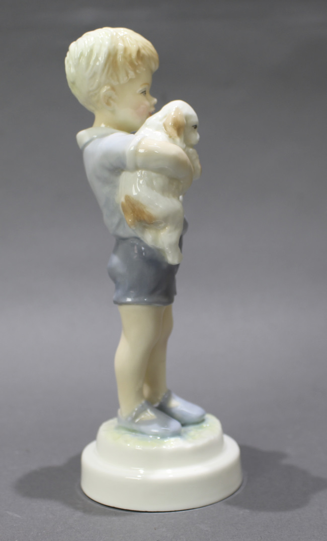 Royal Worcester Figurine Monday's Child Boy - Image 2 of 5