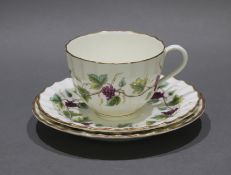 Royal Worcester Bacchanal Pattern Trio