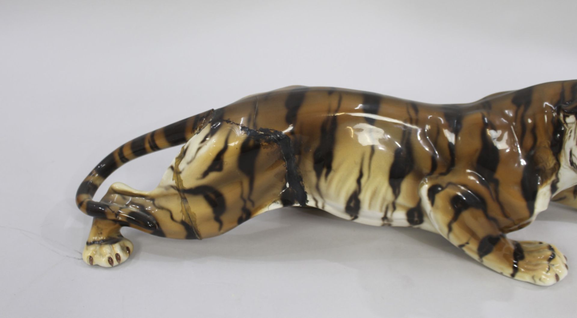 Vintage Ceramic Tiger - Image 3 of 4