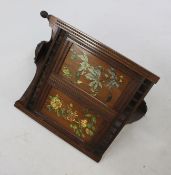 Hand Painted Early 20th c. Hanging Corner Cabinet