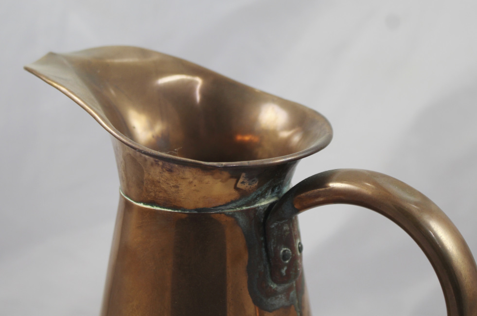 Vintage English Copper 4 Pint Jug by J.S & S - Image 3 of 5