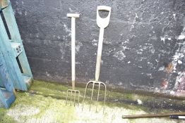 Pair of Old Garden Forks