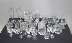 Assorted Collection of Crystal & Glassware