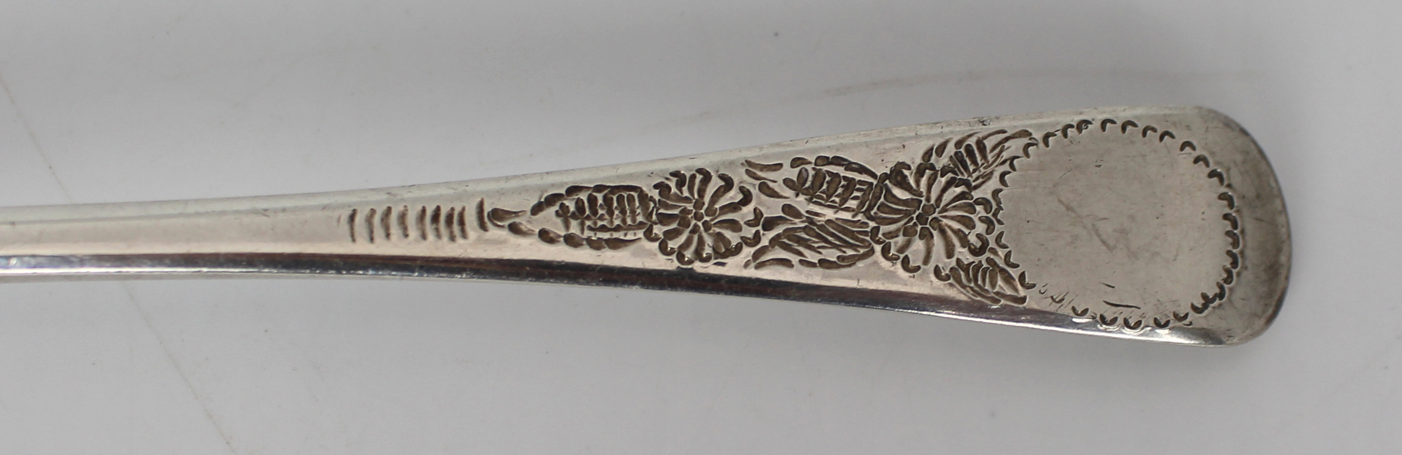 George III Solid Silver Berry Spoon London 1808 - Image 3 of 5