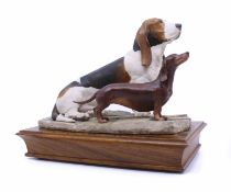 Albany Basset & Dachshund Sculpture