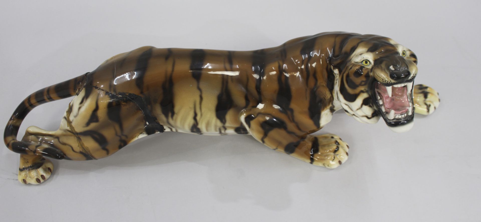 Vintage Ceramic Tiger - Image 2 of 4