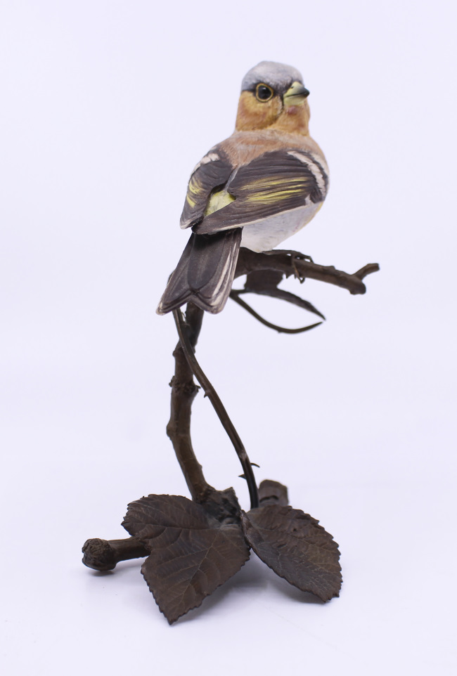 Albany Worcester County Birds Porcelain & Bronze Chaffinch - Image 2 of 9