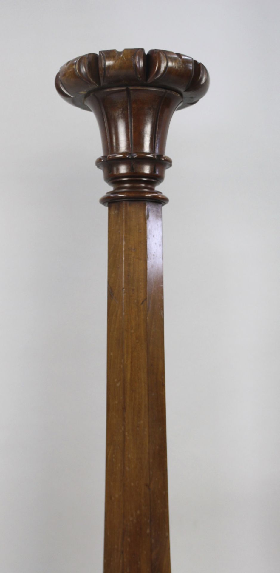 Pair of Early Victorian Carved Mahogany Pedestals - Image 8 of 10