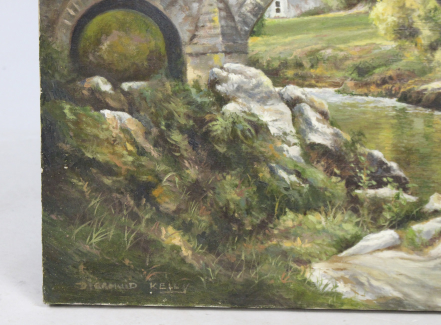 Landscape by Diarmuid Kelly Oil on Canvas - Image 2 of 3