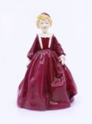 Royal Worcester Figurine Claret Grandmothers Dress 3081