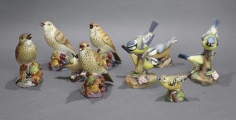 Set of 9 Royal Worcester Birds