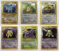 6 Pokemon Holo Cards