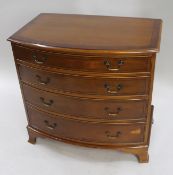 Bradley Yew Wood Four Drawer Chest of Drawers