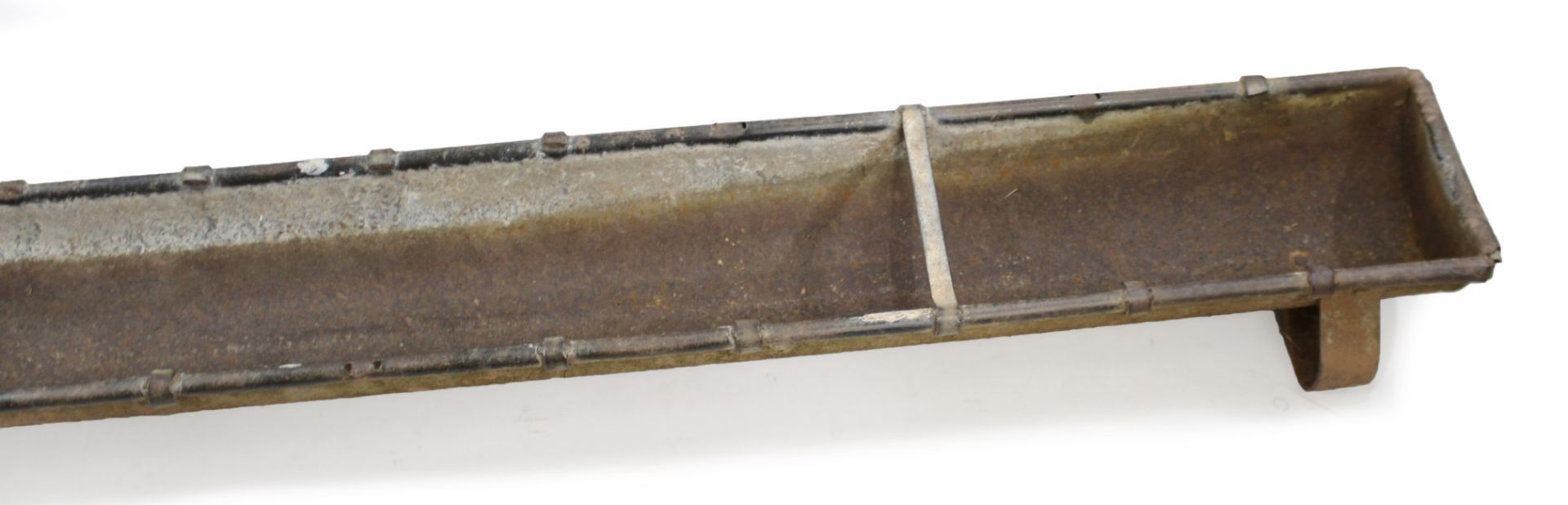 Vintage Galvanized Metal Trough Feeder - Image 4 of 4