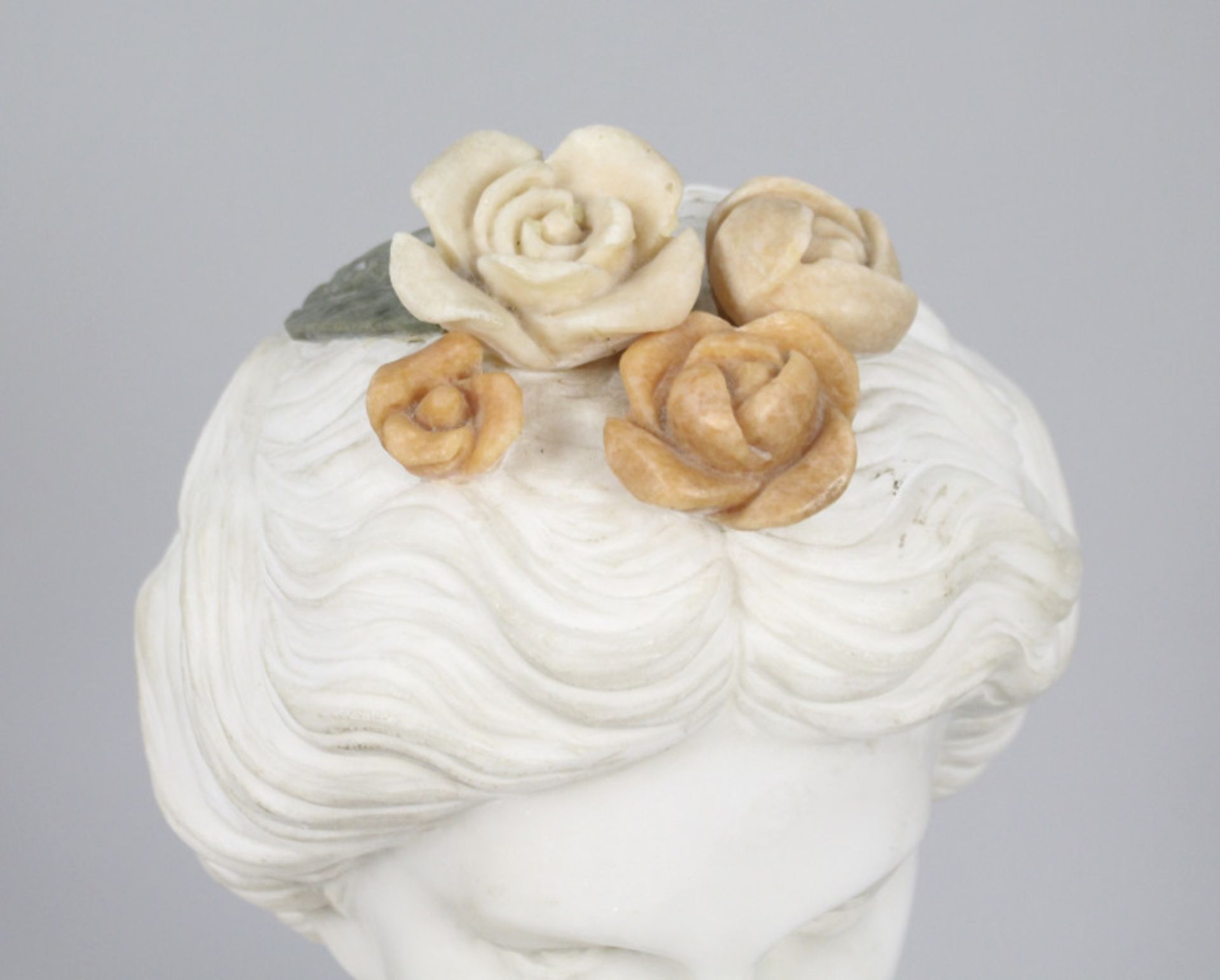 Classical Style Marble Bust of Lady - Image 6 of 10