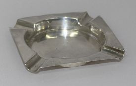 Solid Silver Ash Tray Birmingham 1945