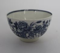 Royal Worcester First Period Blue & White Fence Pattern Cup