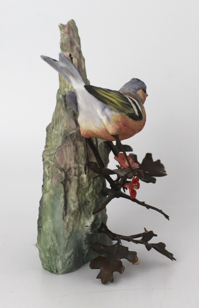Albany Worcester Porcelain & Bronze Chaffinch - Image 2 of 6