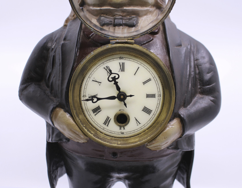 Bradley & Hubbard John Bull Blinking Eye Novelty Clock - Image 8 of 11