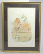 Patricia Wiles Limited Edition Animal Print Set in Frame