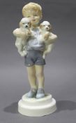 Royal Worcester Figurine Monday's Child Boy