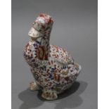 Chinese Imari Quacking Suck Porcelain Sculpture