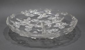 Large Crystal Vintage Italian Hors d'oeuvres Plate