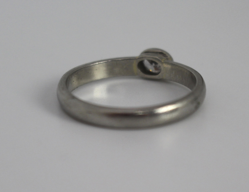 Oval Diamond Single Stone Ring 0.20 Carat - Image 4 of 6