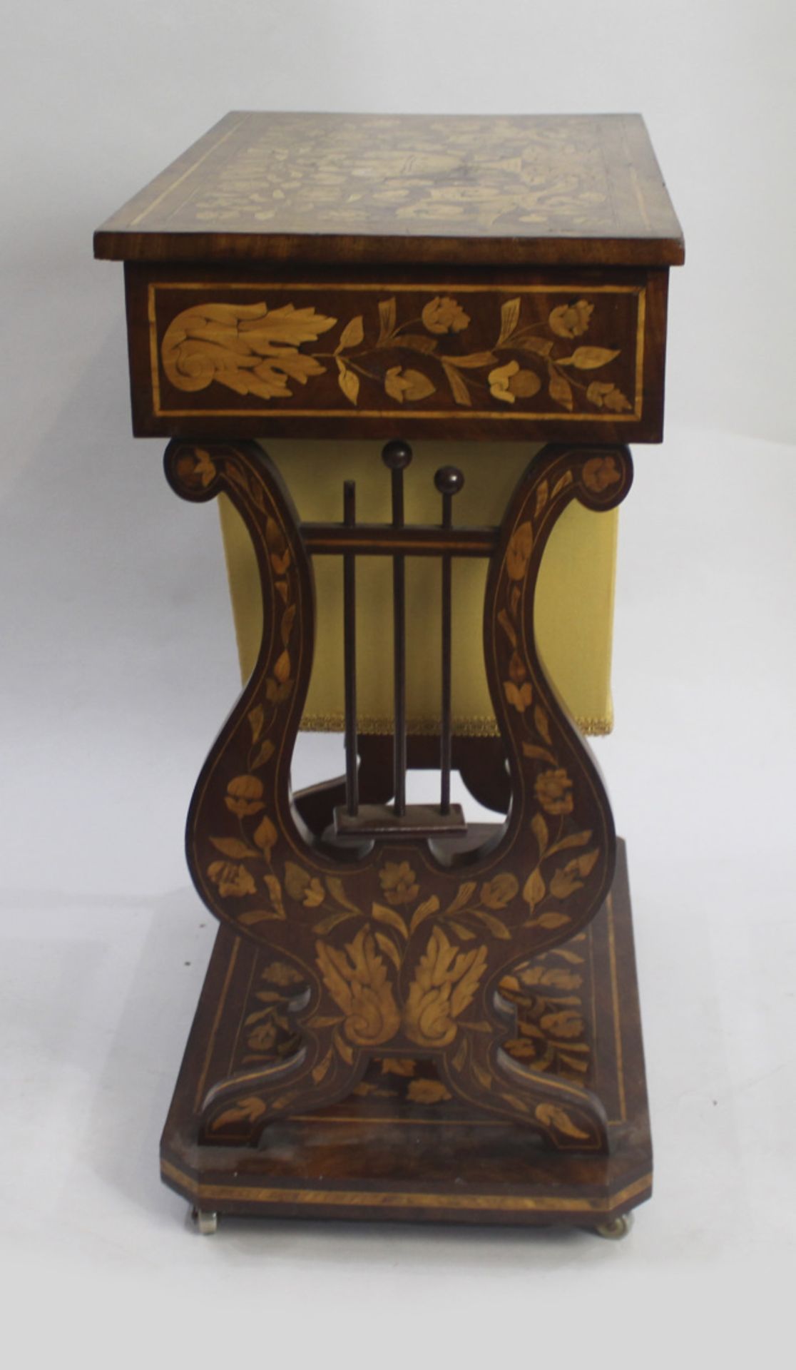 Early 19th c. Marquetry Sewing Table - Image 3 of 10