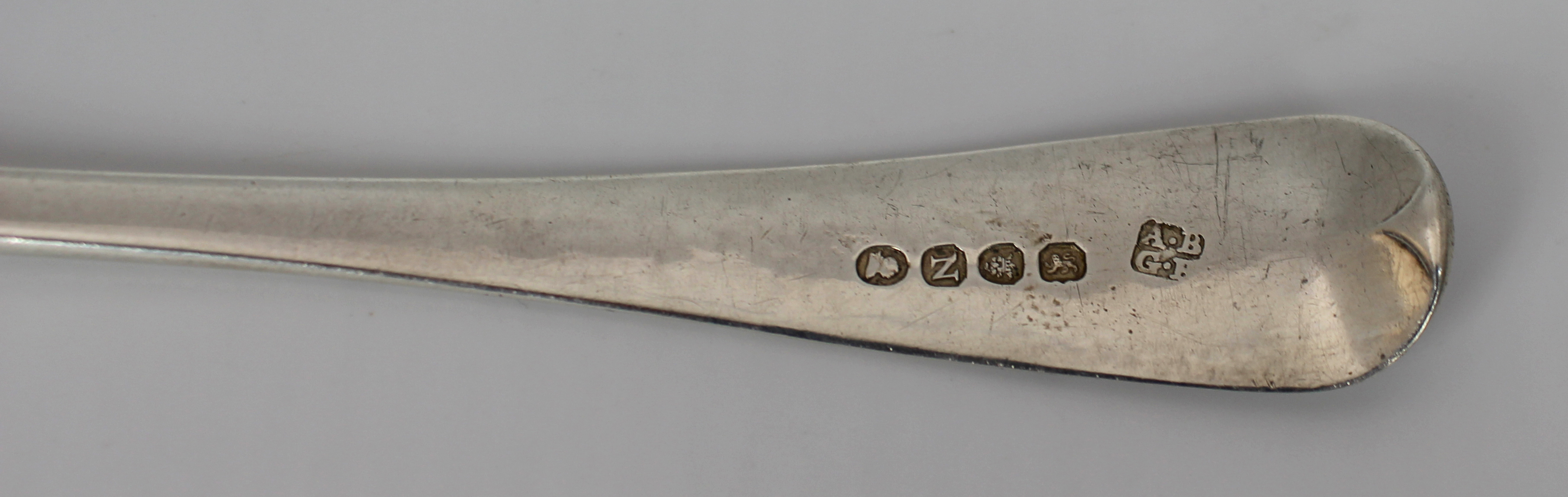 George III Solid Silver Berry Spoon London 1808 - Image 5 of 5