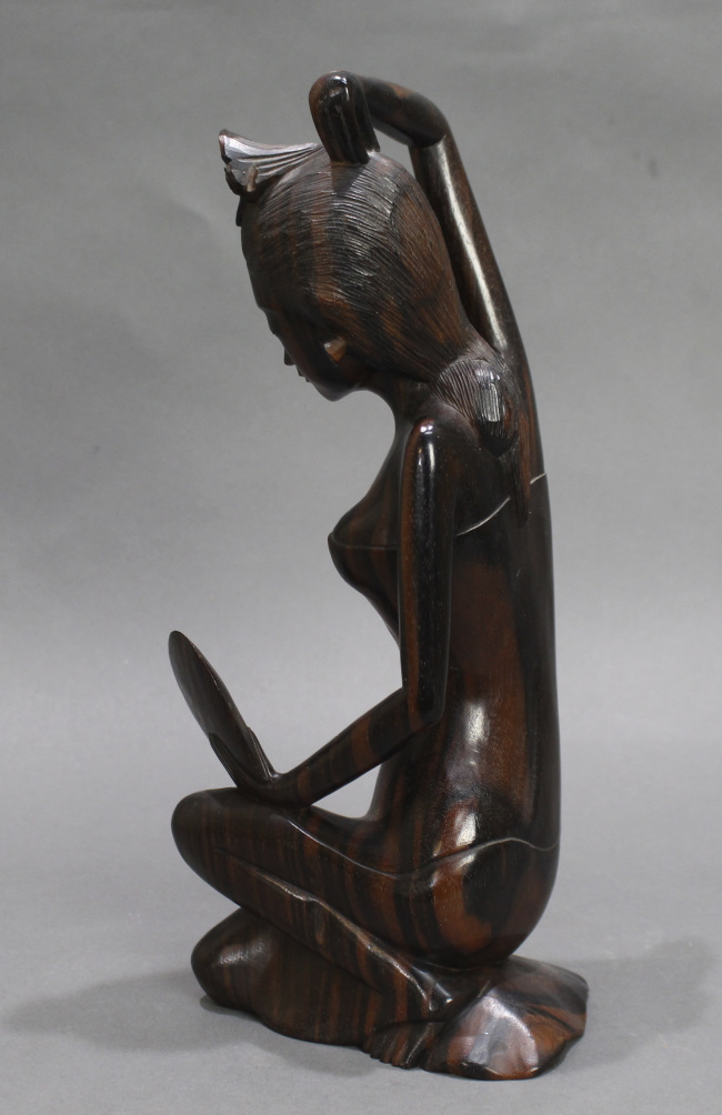 Fine Carved Tribal Figural Sculpture by Parta - Image 2 of 3