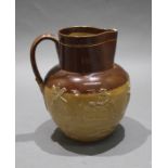 Late 19th c. Royal Doulton Lambeth Glazed Earthenware Jug