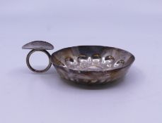 Lutz of Dijon Silver Plated Wine Taster c.1900