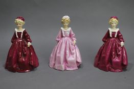 Set of 3 Royal Worcester Figurines