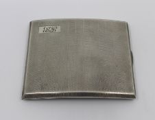 Solid Silver Cigarette Case Birmingham 1934