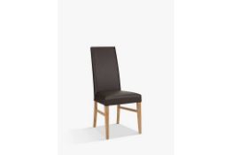 P002908546 John Lewis & Partners Vanessa Leather Dining Chair
