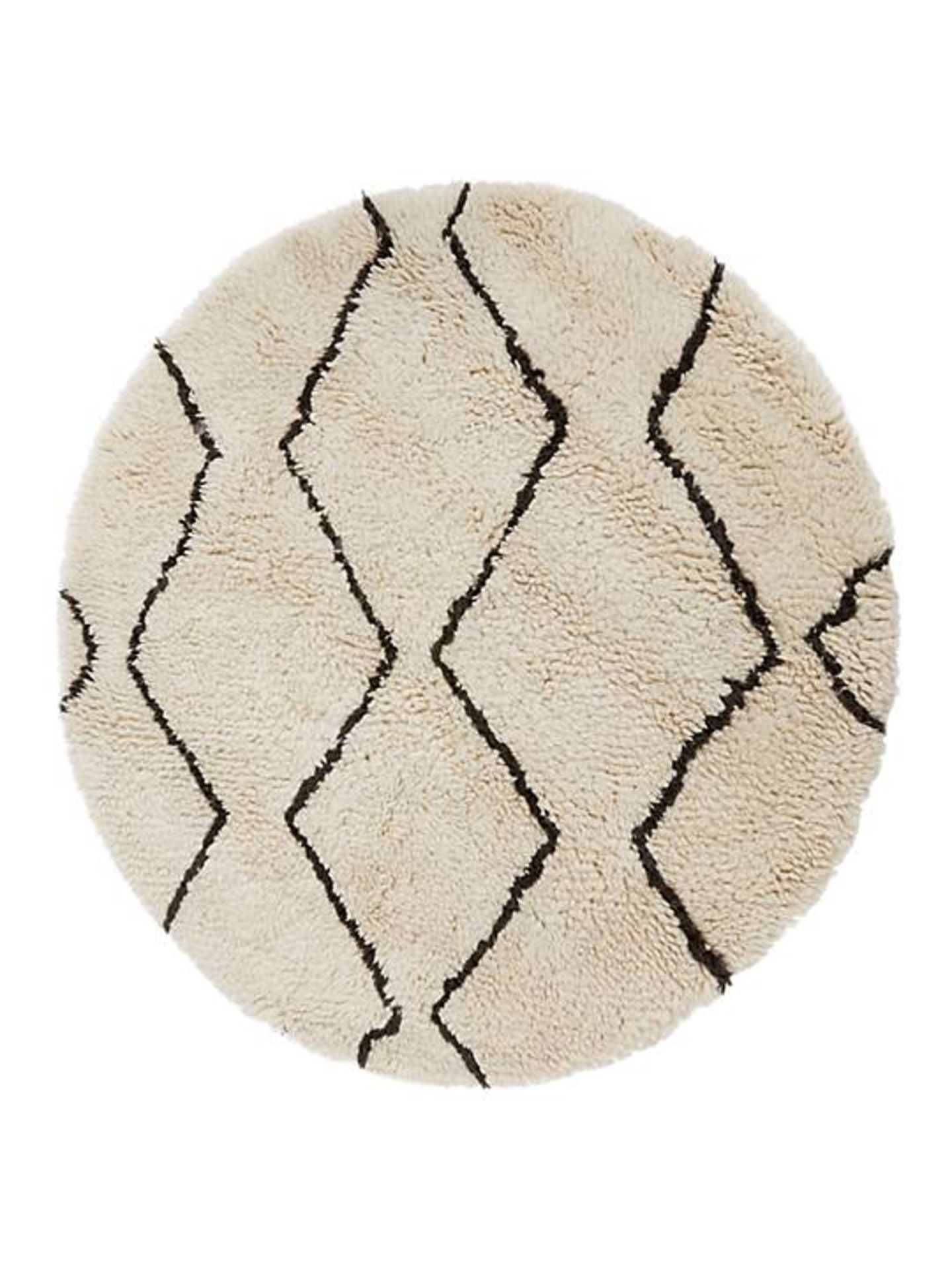 WGR00088 - west elm Souk Round Rug, Dia. 183 cm.