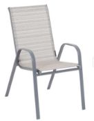 (7A) 6x Items. 4x Andorra Stacking Chair RRP £25 Each. 2x Eloise Bistro Stacking Chair RRP £25 Each