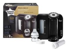 (15C) 2x Tommee Tippee Closer To Nature Items. 1x Perfect Prep Machine Special Edition Black RRP £