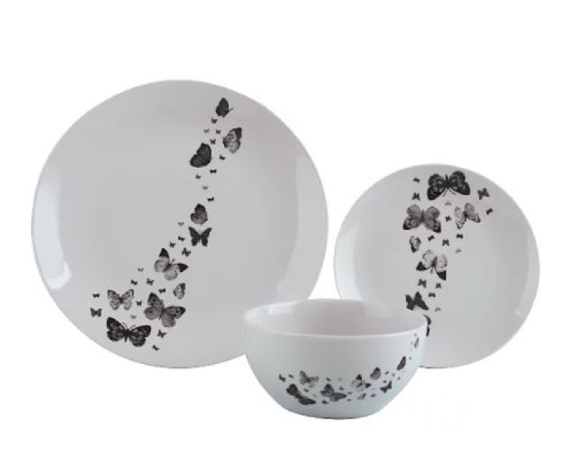 (15) Approx 85x Dinner Set Items. To Include 12 Piece Bunny Porcelain. 11 Piece Floral Porcelain & - Image 4 of 14
