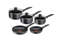 1x Tefal Origins 5 Piece Cookware Set RRP £65. Contents As New, But Large & Medium Saucepan Have So