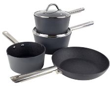 1x Scoville Pro Never Stick + 5 Piece Cookware Set RRP £70. (Contents Appear As New).