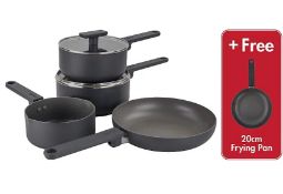 1x Scoville Ultra Lift 5 Piece Toughened Aluminium Cookware Set RRP £60. When Complete. Contents Ap